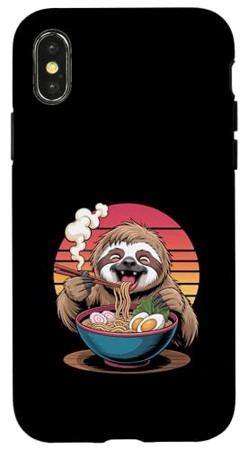 Entzückendes Kawaii-Faultier-Genuss japanischer Ramen Hülle für iPhone X/XS Entzückendes Kawaii-Faultier-Genuss japanischer Ramen Hülle für iPhone X/XS von Mix Web Shop - Ramen