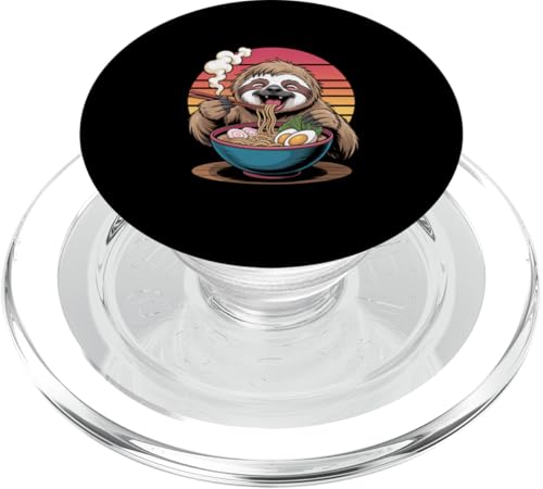 Entzückendes Kawaii-Faultier-Genuss japanischer Ramen PopSockets PopGrip für MagSafe Entzückendes Kawaii-Faultier-Genuss japanischer Ramen PopSockets PopGrip für MagSafe von Mix Web Shop - Ramen