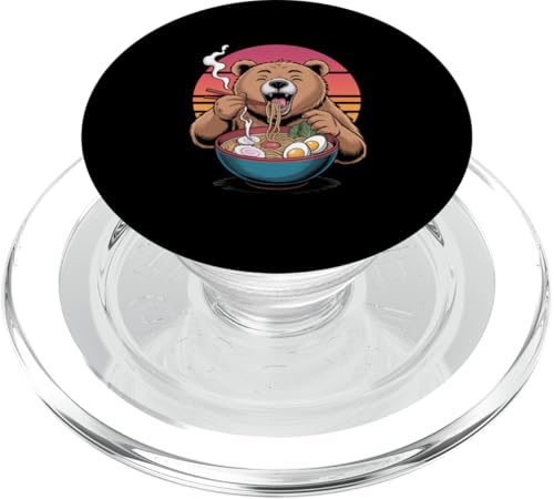 Kawaii-Bär genießt Ramen-Nudeln PopSockets PopGrip für MagSafe Kawaii-Bär genießt Ramen-Nudeln PopSockets PopGrip für MagSafe von Mix Web Shop - Ramen