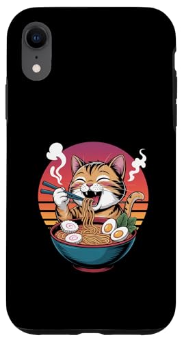 Kawaii Katze frisst japanische Ramen-Nudeln Hülle für iPhone XR Kawaii Katze frisst japanische Ramen-Nudeln Hülle für iPhone XR von Mix Web Shop - Ramen