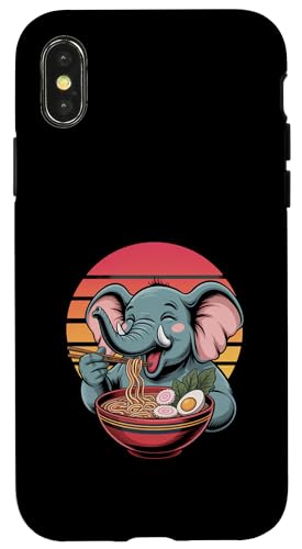 Kawaii Netter Elefant isst japanische Ramen-Nudeln Hülle für iPhone X/XS Kawaii Netter Elefant isst japanische Ramen-Nudeln Hülle für iPhone X/XS von Mix Web Shop - Ramen