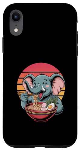 Kawaii Netter Elefant isst japanische Ramen-Nudeln Hülle für iPhone XR Kawaii Netter Elefant isst japanische Ramen-Nudeln Hülle für iPhone XR von Mix Web Shop - Ramen