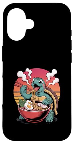 Kawaii-Schildkröte genießt japanische Ramen-Nudeln Hülle für iPhone 16 Kawaii-Schildkröte genießt japanische Ramen-Nudeln Hülle für iPhone 16 von Mix Web Shop - Ramen