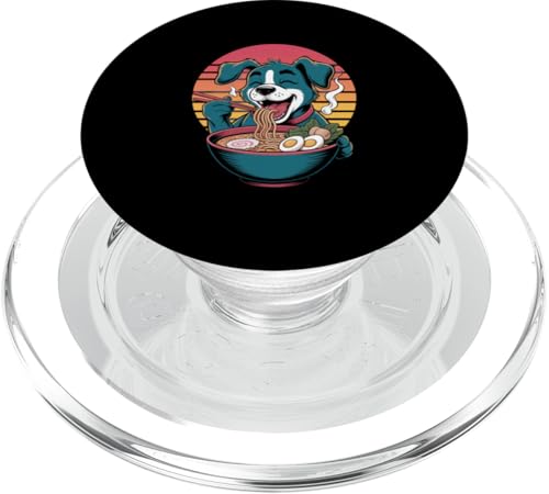 Kawaii Süßer japanischer Nudel-Ramen-Hund PopSockets PopGrip für MagSafe Kawaii Süßer japanischer Nudel-Ramen-Hund PopSockets PopGrip für MagSafe von Mix Web Shop - Ramen