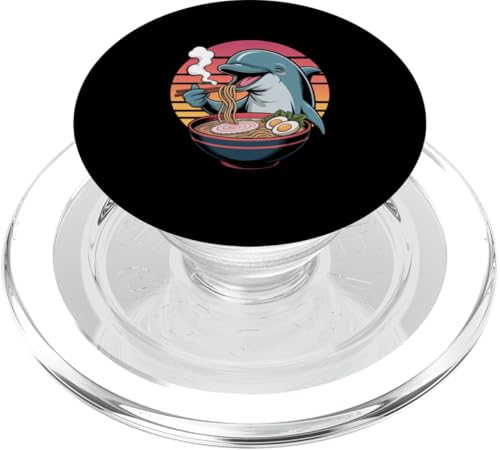 Niedlicher Kawaii-Delfin isst Ramen japanische Nudeln PopSockets PopGrip für MagSafe Niedlicher Kawaii-Delfin isst Ramen japanische Nudeln PopSockets PopGrip für MagSafe von Mix Web Shop - Ramen