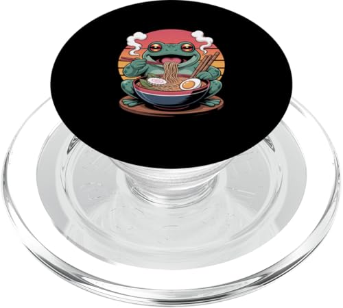 Niedlicher Kawaii-Frosch, der japanische Ramen-Nudeln isst PopSockets PopGrip für MagSafe Niedlicher Kawaii-Frosch, der japanische Ramen-Nudeln isst PopSockets PopGrip für MagSafe von Mix Web Shop - Ramen