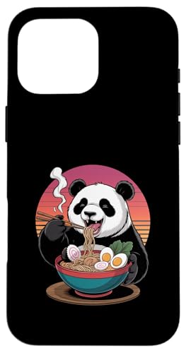 Niedlicher japanischer Panda, der Ramen-Nudeln isst Hülle für iPhone 16 Pro Max Niedlicher japanischer Panda, der Ramen-Nudeln isst Hülle für iPhone 16 Pro Max von Mix Web Shop - Ramen