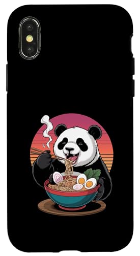 Niedlicher japanischer Panda, der Ramen-Nudeln isst Hülle für iPhone X/XS Niedlicher japanischer Panda, der Ramen-Nudeln isst Hülle für iPhone X/XS von Mix Web Shop - Ramen
