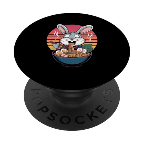 Niedliches Kawaii-Kaninchen genießt japanische Ramen-Nudeln PopSockets Klebender PopGrip Niedliches Kawaii-Kaninchen genießt japanische Ramen-Nudeln PopSockets Klebender PopGrip von Mix Web Shop - Ramen