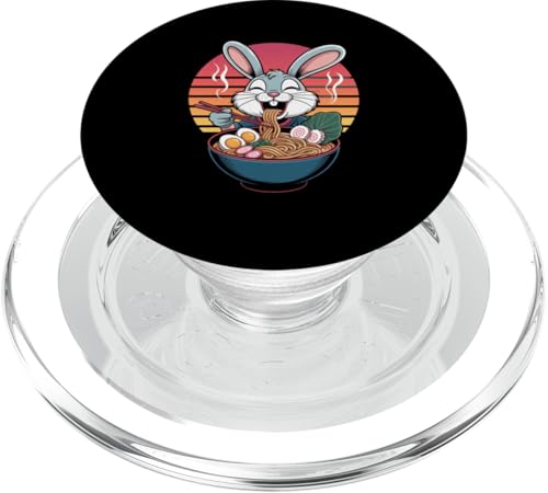 Niedliches Kawaii-Kaninchen genießt japanische Ramen-Nudeln PopSockets PopGrip für MagSafe Niedliches Kawaii-Kaninchen genießt japanische Ramen-Nudeln PopSockets PopGrip für MagSafe von Mix Web Shop - Ramen
