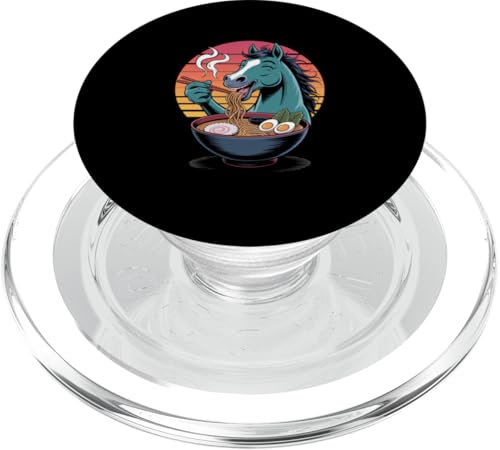 Niedliches Kawaii-Pferd genießt japanische Ramen-Nudeln PopSockets PopGrip für MagSafe Niedliches Kawaii-Pferd genießt japanische Ramen-Nudeln PopSockets PopGrip für MagSafe von Mix Web Shop - Ramen
