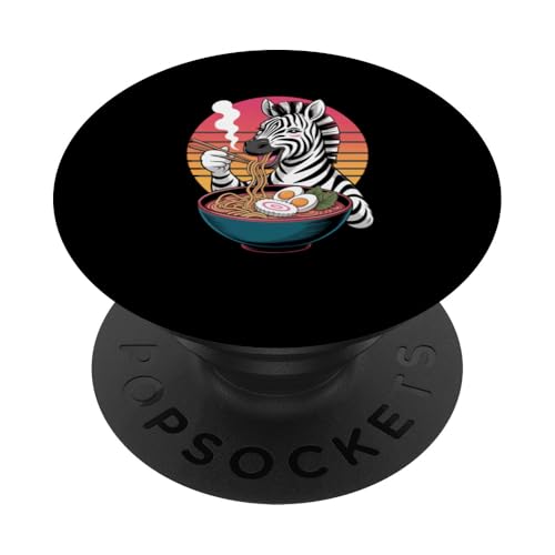 Niedliches Kawaii-Zebra genießt japanische Ramen-Nudeln PopSockets Klebender PopGrip Niedliches Kawaii-Zebra genießt japanische Ramen-Nudeln PopSockets Klebender PopGrip von Mix Web Shop - Ramen