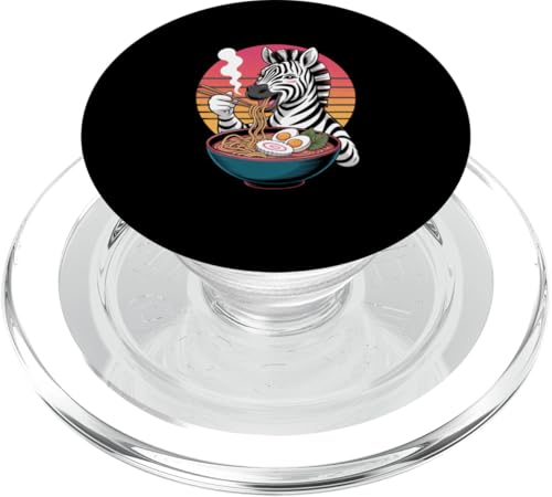 Niedliches Kawaii-Zebra genießt japanische Ramen-Nudeln PopSockets PopGrip für MagSafe Niedliches Kawaii-Zebra genießt japanische Ramen-Nudeln PopSockets PopGrip für MagSafe von Mix Web Shop - Ramen