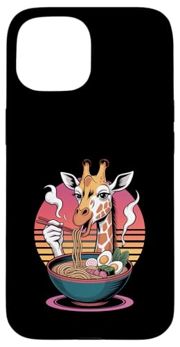Süße Kawaii-Giraffe isst japanische Ramen-Nudeln Hülle für iPhone 15 Süße Kawaii-Giraffe isst japanische Ramen-Nudeln Hülle für iPhone 15 von Mix Web Shop - Ramen
