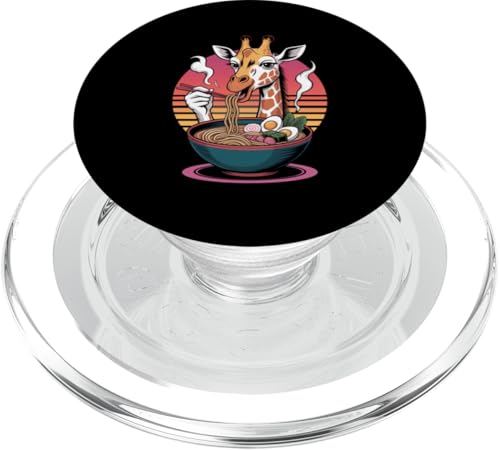 Süße Kawaii-Giraffe isst japanische Ramen-Nudeln PopSockets PopGrip für MagSafe Süße Kawaii-Giraffe isst japanische Ramen-Nudeln PopSockets PopGrip für MagSafe von Mix Web Shop - Ramen