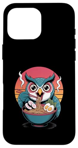 Süße Kawaii Japanische Ramen Nudeln Eule Hülle für iPhone 16 Pro Max Süße Kawaii Japanische Ramen Nudeln Eule Hülle für iPhone 16 Pro Max von Mix Web Shop - Ramen