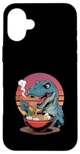 T-Rex Dinosaurier genießen japanische Ramen Nudeln Kawaii Hülle für iPhone 16 Plus T-Rex Dinosaurier genießen japanische Ramen Nudeln Kawaii Hülle für iPhone 16 Plus von Mix Web Shop - Ramen
