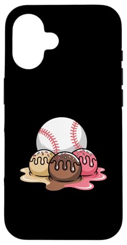 Baseball Drip Ice Cream Streusel Dripping Sports Hülle für iPhone 16 Baseball Drip Ice Cream Streusel Dripping Sports Hülle für iPhone 16 von Mix Web Shop - Sports Drip