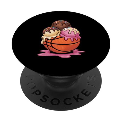 Baseketball Drip Ice Cream Streusel Dripping Sports PopSockets Klebender PopGrip von Mix Web Shop - Sports Drip