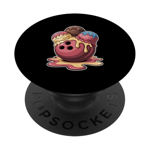 Bowling Drip Ice Cream Streusel Dripping Sports PopSockets Klebender PopGrip Bowling Drip Ice Cream Streusel Dripping Sports PopSockets Klebender PopGrip von Mix Web Shop - Sports Drip