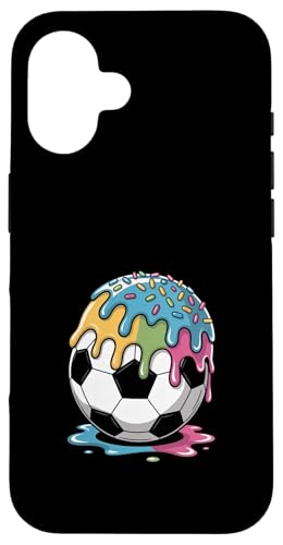 Soccer Drip Ice Cream Streusel Dripping Sports Hülle für iPhone 16 von Mix Web Shop - Sports Drip