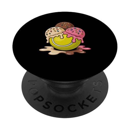Tennis Drip Ice Cream Streusel Dripping Sports PopSockets Klebender PopGrip Tennis Drip Ice Cream Streusel Dripping Sports PopSockets Klebender PopGrip von Mix Web Shop - Sports Drip