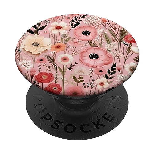 Gemischter Blumenstrauß Blumenmuster Wildblumen PopSockets mit austauschbarem PopGrip Gemischter Blumenstrauß Blumenmuster Wildblumen PopSockets mit austauschbarem PopGrip von Mixed Flower Bouquet Floral Pattern