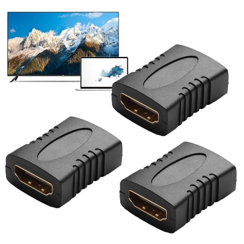 Mixnexorad Monitor Adapter, Kompakter Buchse Auf Buchse Monitoradapter, Hochauflösender 4K HDR Videoanschluss Mit Geradem Stecker Und Audio-Zubehör Für Heimkinoprojektoren Sowie Unterwegs Mixnexorad Monitor Adapter, Kompakter Buchse Auf Buchse Monitoradapter, Hochauflösender 4K HDR Videoanschluss Mit Geradem Stecker Und Audio-Zubehör Für Heimkinoprojektoren Sowie Unterwegs von Mixnexorad