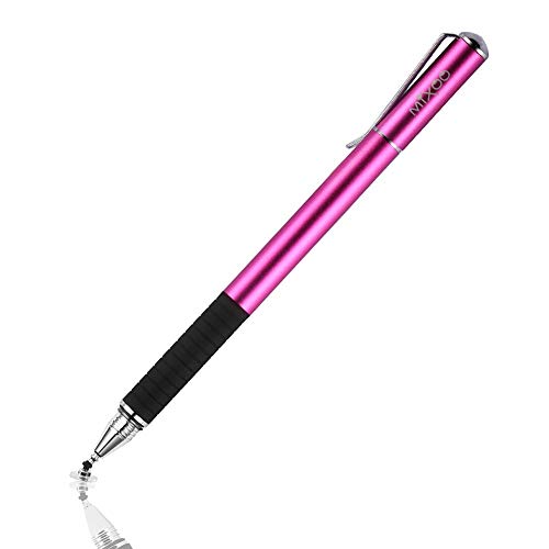 Mixoo Stift Präzision Disc Eingabestift Touchstift Stylus 2 in 1 Kapazitive Touchscreen Stift, kompatibel für Smartphones &Tablets (Lila) von Mixoo