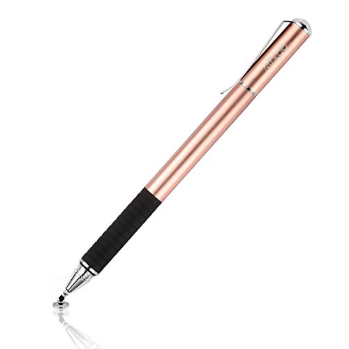 Mixoo Stift Präzision Disc Eingabestift Touchstift Stylus 2 in 1 Kapazitive Touchscreen Stift, kompatibel für Smartphones &Tablets (Roségold) von Mixoo