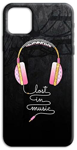 Mixroom - Schutzhülle Back Case aus weichem TPU Silikon für Motorola Edge 60 PRO Fantasie Lost In Music Kopfhörer V313 von Mixroom