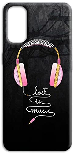 Mixroom - Schutzhülle Back Case aus weichem TPU Silikon für OPPO Reno 13 F 5G Fantasie Lost In Music Kopfhörer V313 von Mixroom