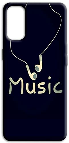 Mixroom - Schutzhülle Back Case aus weichem TPU Silikon für OPPO Reno 13 F 5G Fantasie Musik und Kopfhörer N784 von Mixroom
