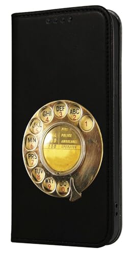 Mixroom - Schutzhülle Cover Case im Bookstyle für Google Pixel 8 mit Ständer aus Kunstleder Magnetverschluss Brieftasche Innenteil aus weichem TPU Muster Tastatur Telefon auf Platte 368 von Mixroom