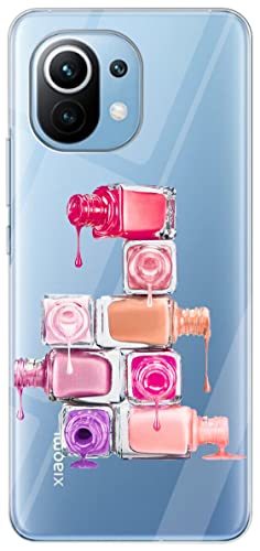Mixroom - Schutzhülle aus weichem TPU Silikon mit transparentem Hintergrund für Motorola Moto Edge 60 Fusion/Edge 60 Muster Nagellack T416 Mixroom - Schutzhülle aus weichem TPU Silikon mit transparentem Hintergrund für Motorola Moto Edge 60 Fusion/Edge 60 Muster Nagellack T416 von Mixroom