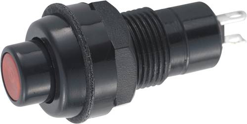 Miyama 706003 DS-256, RD Druckschalter 125 V/AC 3A 1 x Aus/Ein rastend (Ø x L) 15mm x 32mm 1St. von Miyama