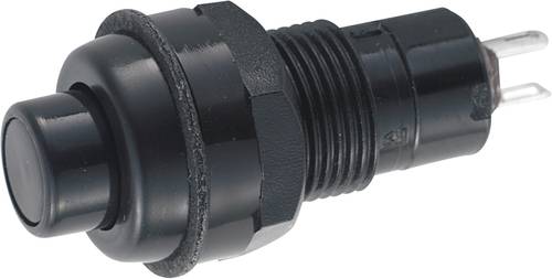Miyama 706004 DS-256, BK Druckschalter 125 V/AC 3A 1 x Aus/Ein rastend (Ø x L) 15mm x 32mm 1St. von Miyama