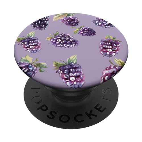 Brombeerfrucht PopSockets mit austauschbarem PopGrip von Miyu Case Wave