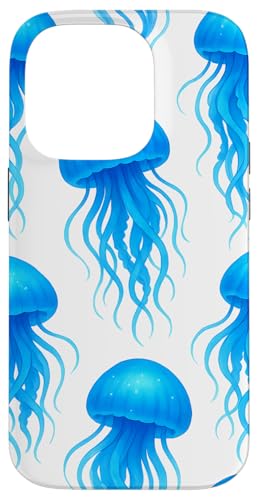 Cute Blue Jellyfish Hülle für iPhone 14 Pro Cute Blue Jellyfish Hülle für iPhone 14 Pro von Miyu Case Wave