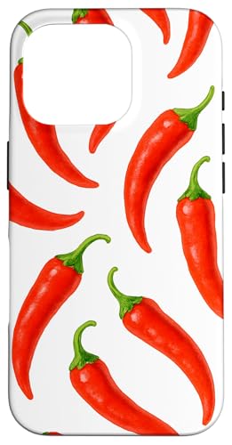 Cute Chilli Pepper Hülle für iPhone 16 Pro von Miyu Case Wave