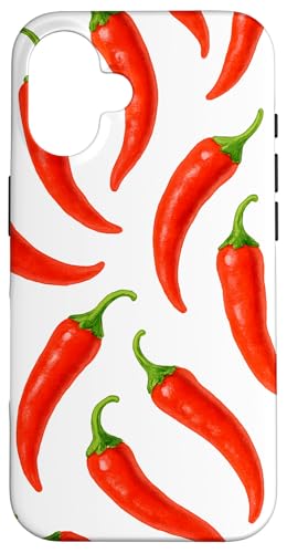 Cute Chilli Pepper Hülle für iPhone 16 Cute Chilli Pepper Hülle für iPhone 16 von Miyu Case Wave