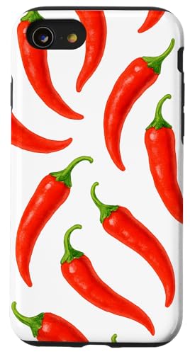 Cute Chilli Pepper Hülle für iPhone SE (2020) / 7 / 8 von Miyu Case Wave