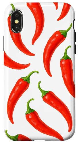 Cute Chilli Pepper Hülle für iPhone X/XS Cute Chilli Pepper Hülle für iPhone X/XS von Miyu Case Wave