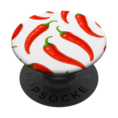Cute Chilli Pepper PopSockets Klebender PopGrip Cute Chilli Pepper PopSockets Klebender PopGrip von Miyu Case Wave