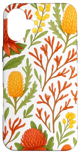 Cute Flower Australian Floral Hülle für iPhone 16 Plus Cute Flower Australian Floral Hülle für iPhone 16 Plus von Miyu Case Wave