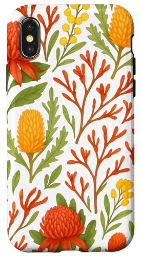 Cute Flower Australian Floral Hülle für iPhone X/XS Cute Flower Australian Floral Hülle für iPhone X/XS von Miyu Case Wave