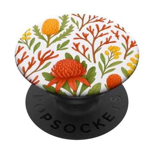 Cute Flower Australian Floral PopSockets Klebender PopGrip Cute Flower Australian Floral PopSockets Klebender PopGrip von Miyu Case Wave
