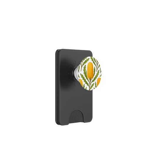 Cute Flower Banksia Floral PopSockets PopWallet für MagSafe Cute Flower Banksia Floral PopSockets PopWallet für MagSafe von Miyu Case Wave