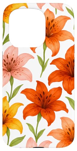 Cute Flower Mix Lily Floral Hülle für iPhone 15 Pro Cute Flower Mix Lily Floral Hülle für iPhone 15 Pro von Miyu Case Wave