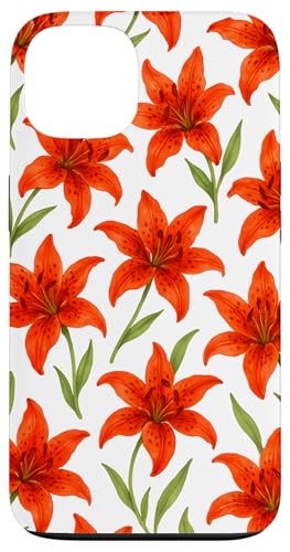 Cute Flower Red Lily Floral Hülle für iPhone 13 Cute Flower Red Lily Floral Hülle für iPhone 13 von Miyu Case Wave